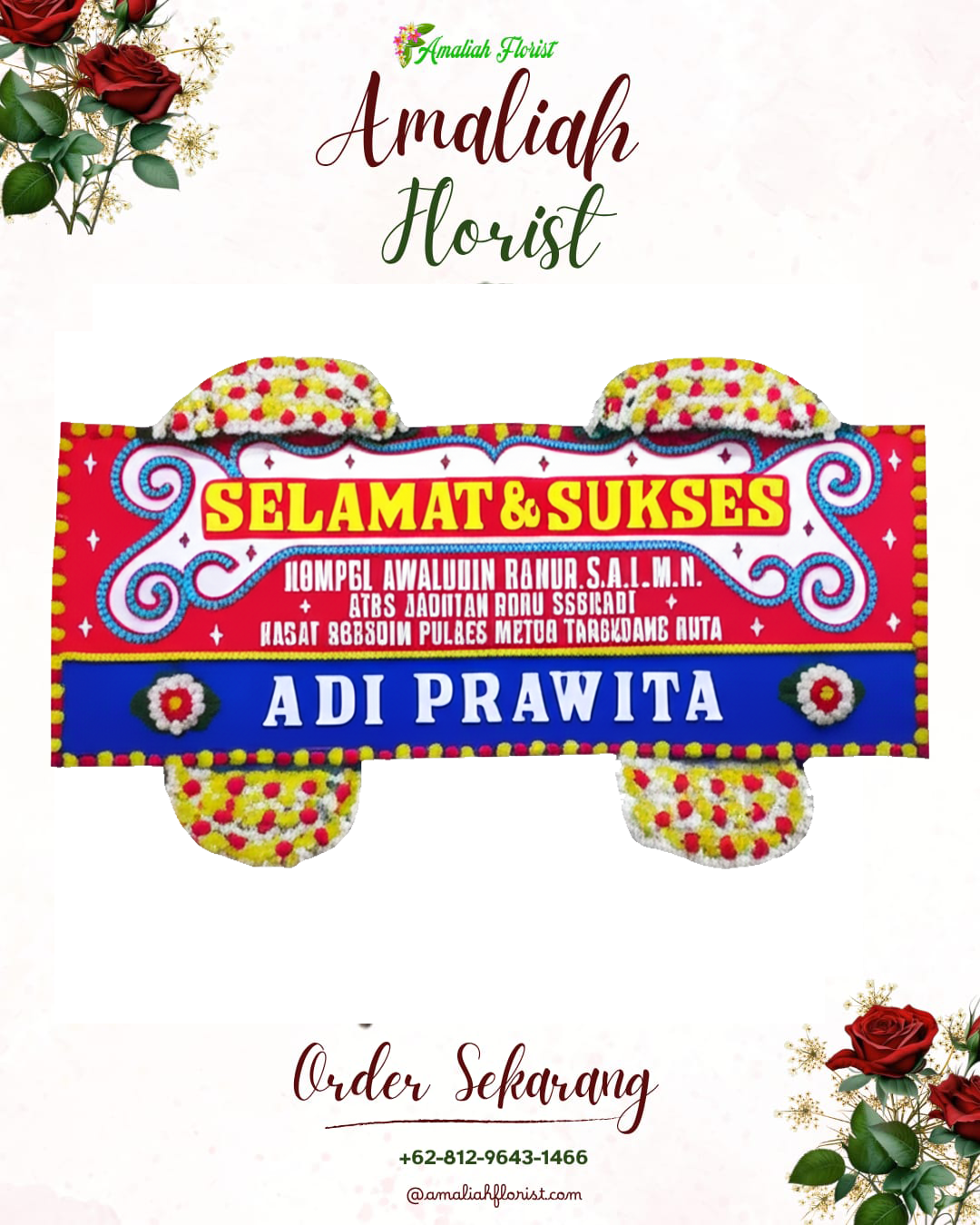 Papan Bunga Ucapan Selamat Pariaman Timur