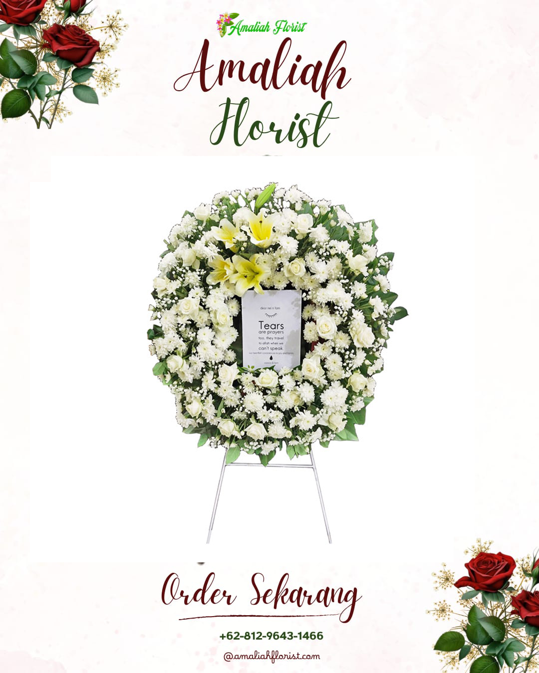 Krans Bunga Duka Pariaman Timur