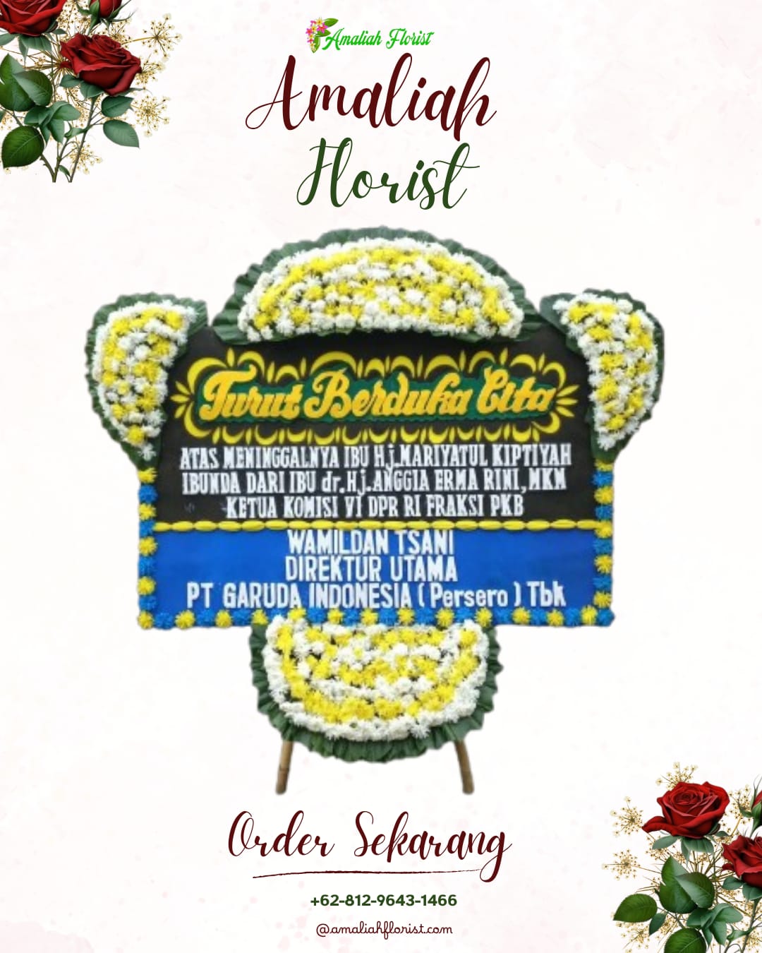 Papan Bunga Duka Pariaman Timur